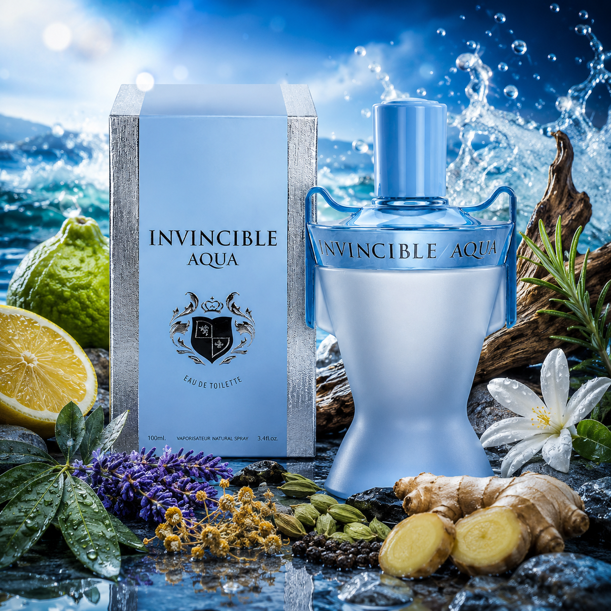Invincible Aqua for Men (MCH) - 3.4oz / 100ml