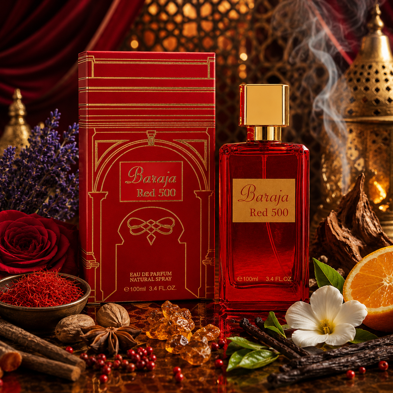 Baraja Red 500 Unisex Perfume - 3.4oz / 100ml